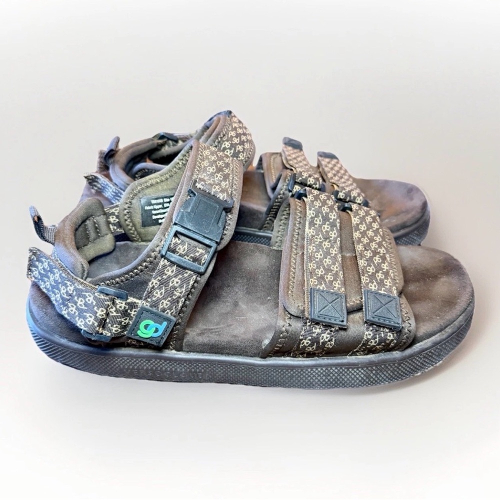 Gravity Defyer‎ G-Defy Café Brown Adjustable Straps Sandals Women's Size 10 - Picture 4 of 11